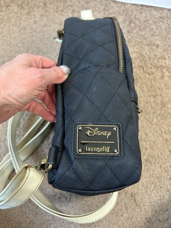 Loungefly x Disney Princess Silhouette Quilted Mini Backpack (flaws) main image 6